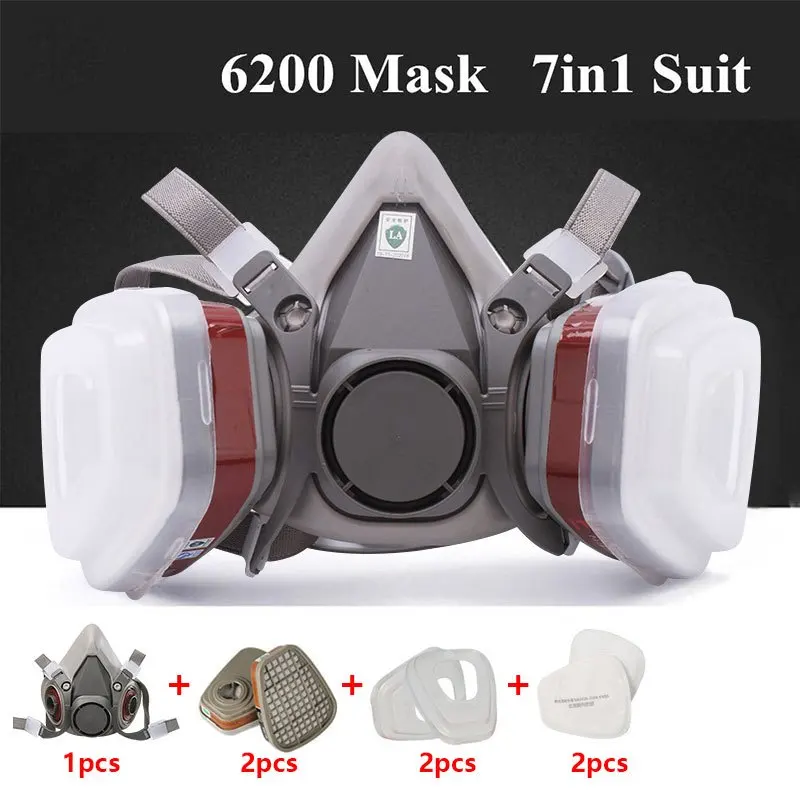 Sheet Face Mask Pack - 7in1 가스 방지 반면 마스크 6001