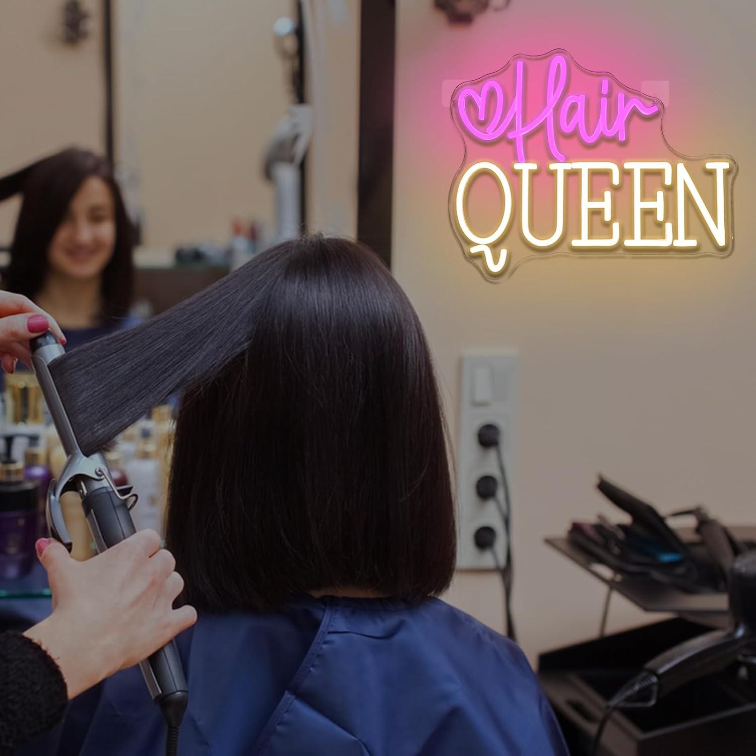 헤어 퀸 네온사인 조광 가능 이발소 네온라이트 사인 헤 - Beauty Queen Makeup Studio 리뷰 및 가격