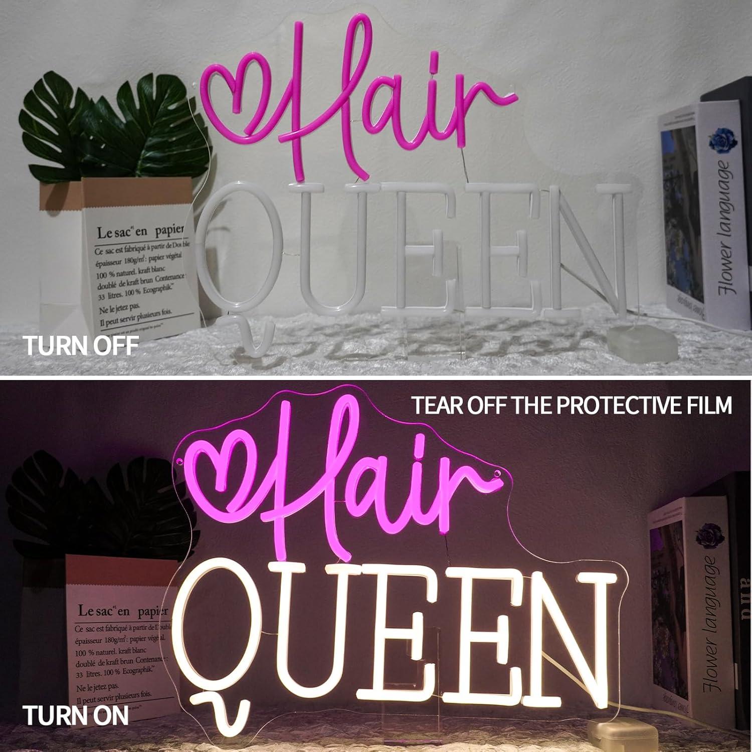 헤어 퀸 네온사인 조광 가능 이발소 네온라이트 사인 헤 - Beauty Queen Makeup Studio 리뷰 및 가격