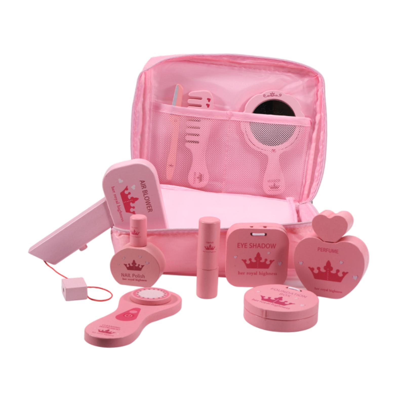 10개 세트 나무 화장놀이 세트, 보관 가방 포함, 소 - Beauty Makeup Kit For Girls 리뷰 및 가격
