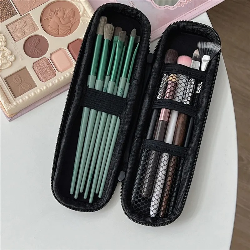 1pc 블랙 화장품 가방 방수 더블 지퍼 메이크업 브러 - Beauty Makeup Bag 리뷰 및 가격