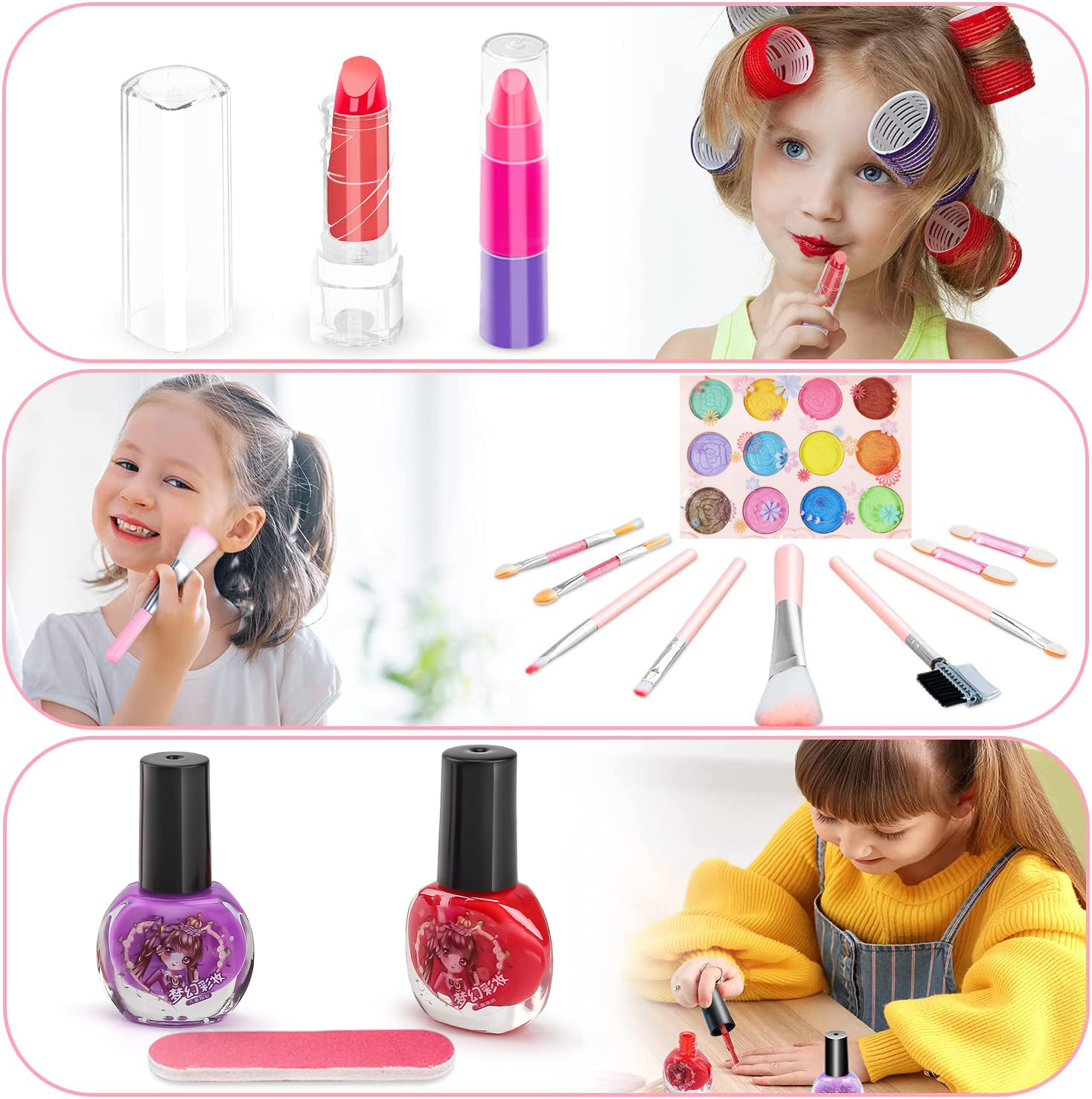여아용 키즈 메이크업 장난감 키트, 세척 가능한 메이크 - Beauty Makeup Kit For Girls 리뷰 및 가격