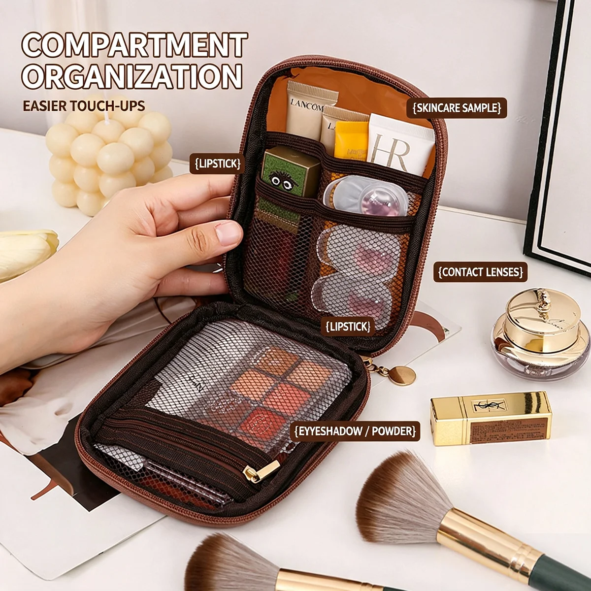 투명 휴대용 화장품 파우치 립스틱 정리함 여행용 파우치 - Beauty Makeup Bag 리뷰 및 가격