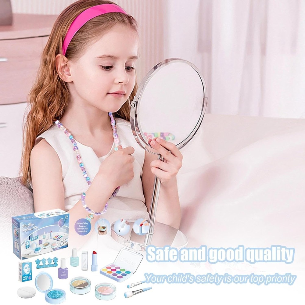 뷰티 살롱 놀이 세트 화장품 키트 3-5세 여아용 화장 - Beauty Makeup Kit For Girls 리뷰 및 가격