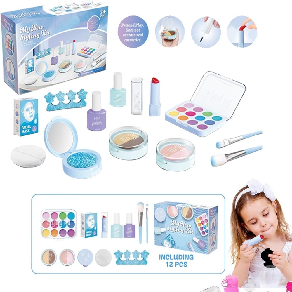 뷰티 살롱 놀이 세트 화장품 키트 3-5세 여아용 화장 - Beauty Makeup Kit For Girls 리뷰 및 가격